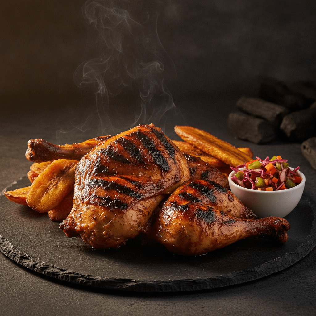 Le poulet braisé